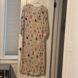 Monki oversized maxi dress